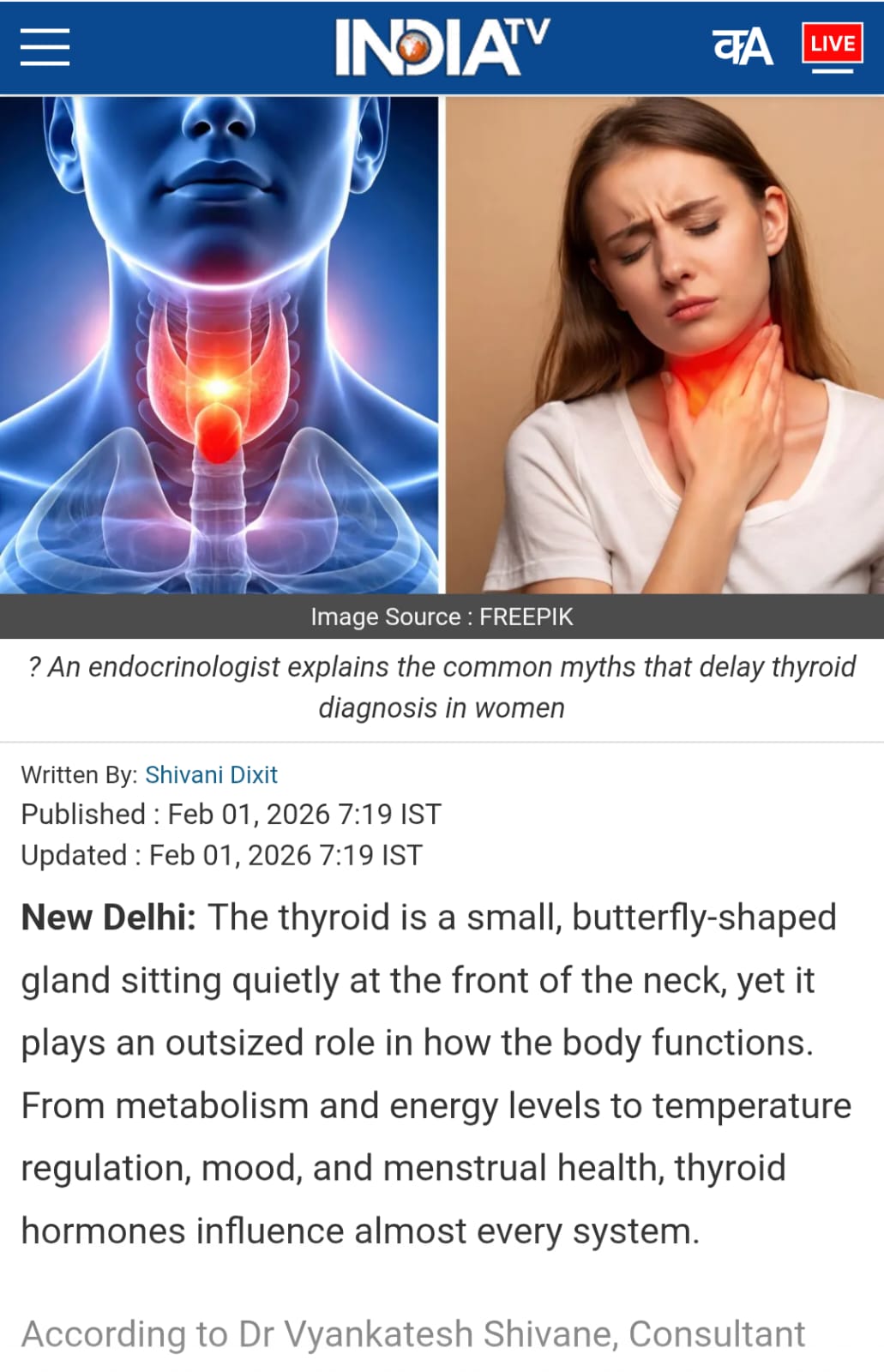 'It’s just stress': The thyroid myths that delay diagnosis in women, endocrinologist explains