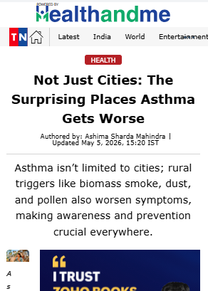 Not Just Cities: The Surprising Places Asthma Gets Worse