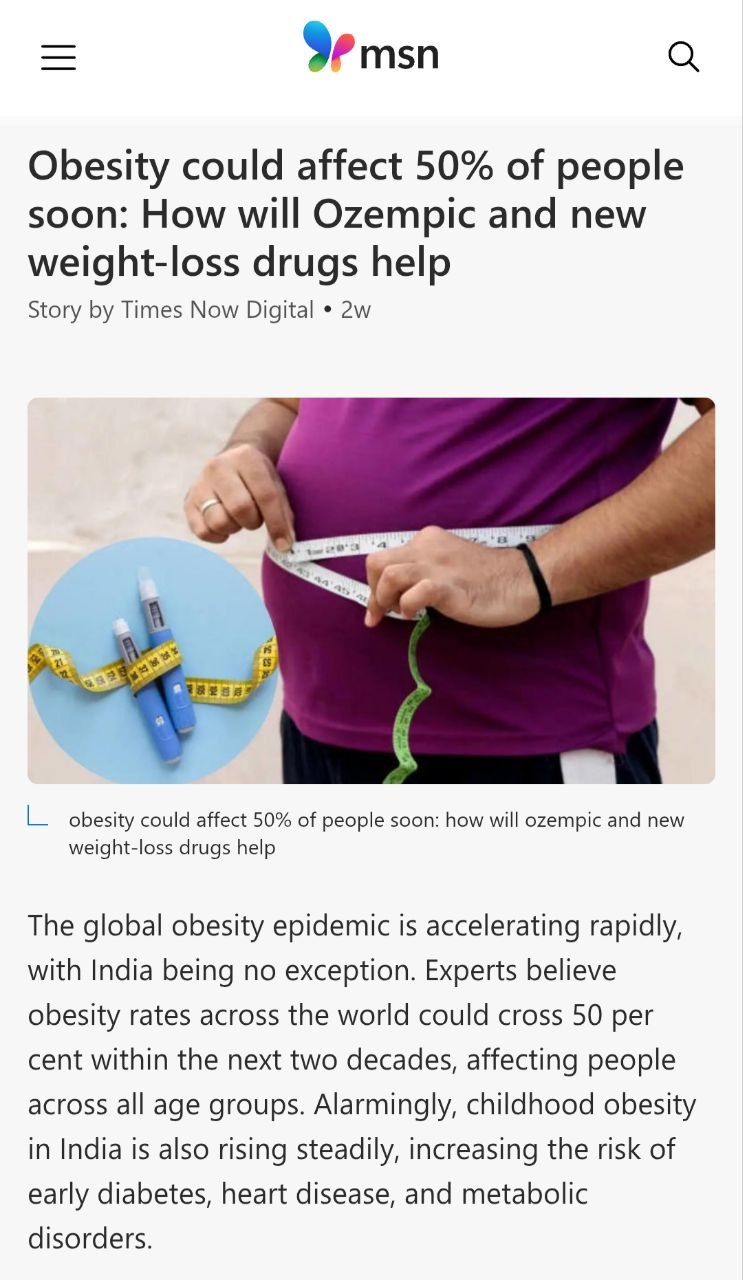 Obesity Could Affect 50% of People Soon: How Will Ozempic and New Weight-Loss Drugs Help